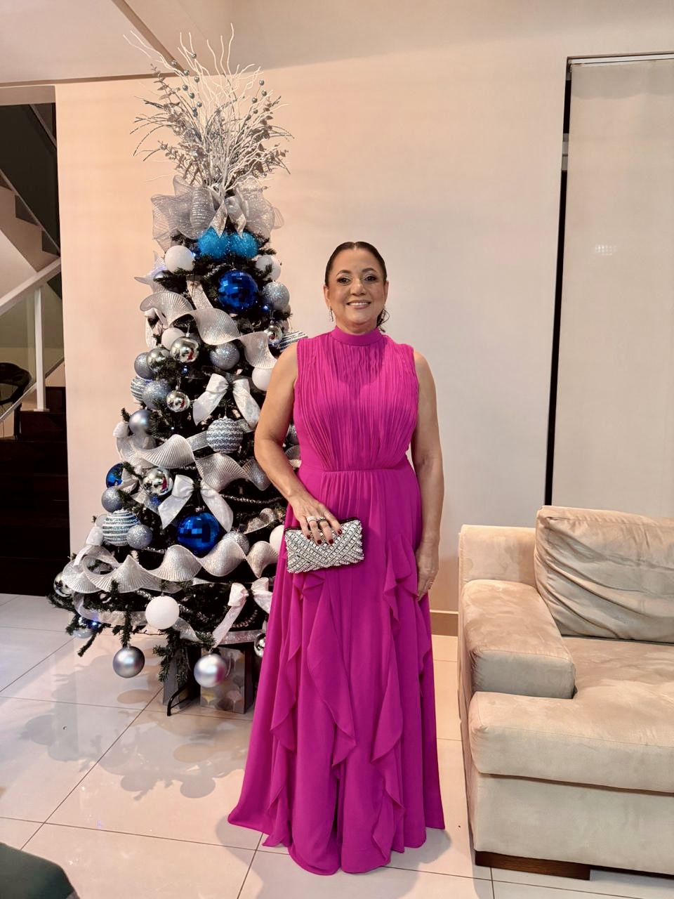 Vestido Nívia Pink - Sampaio Atelier Teresina