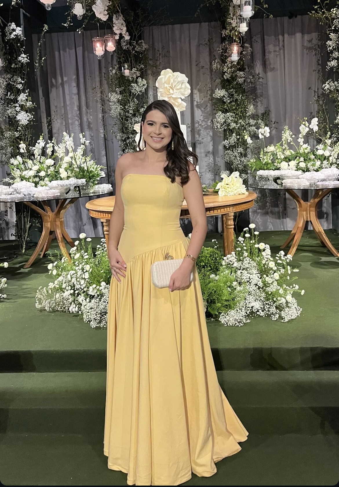 Vestido Mariana Amarelo - Vestido para festa - Sampaio Atelier Teresina