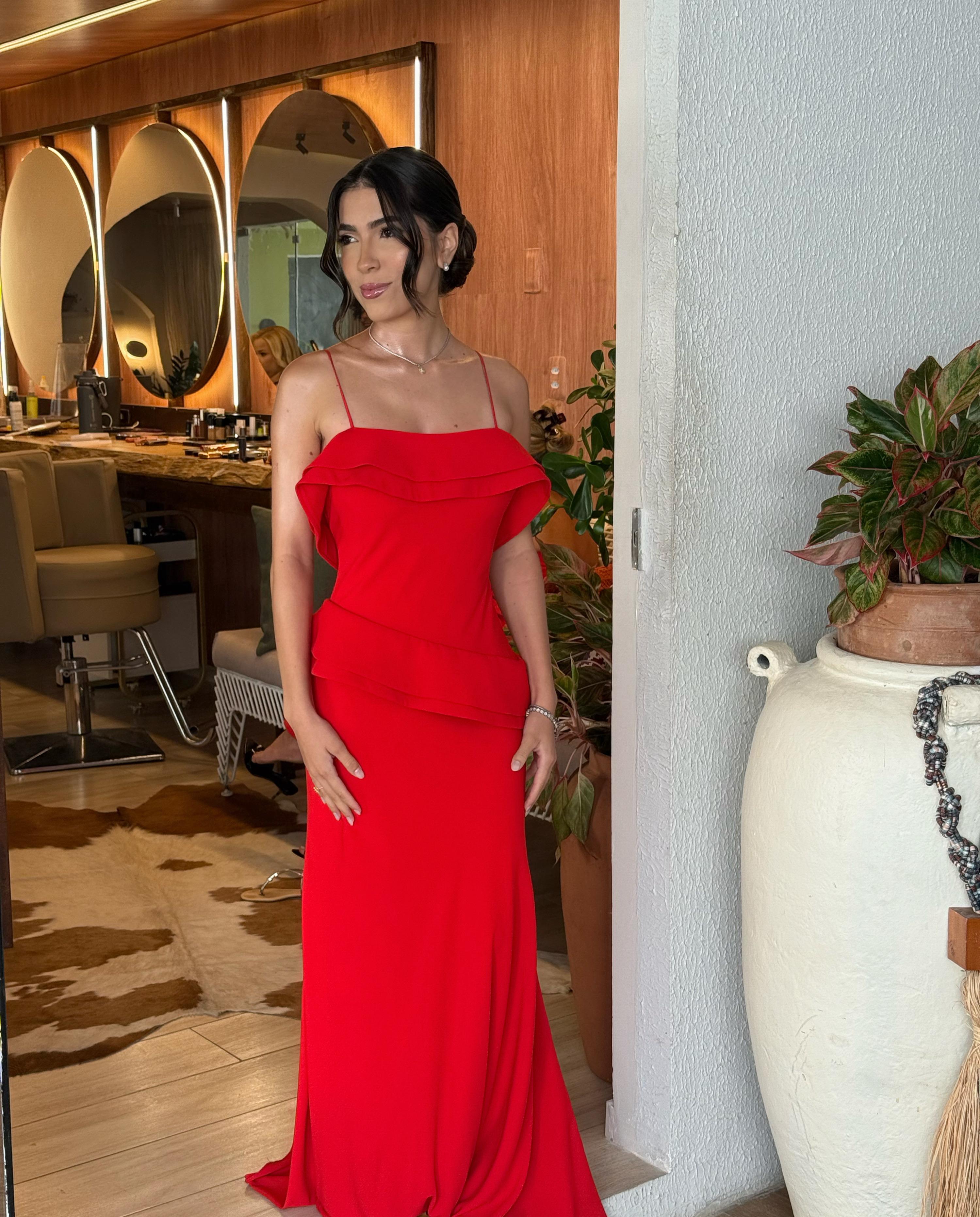 Vestido Luma vermelho - Vermelho