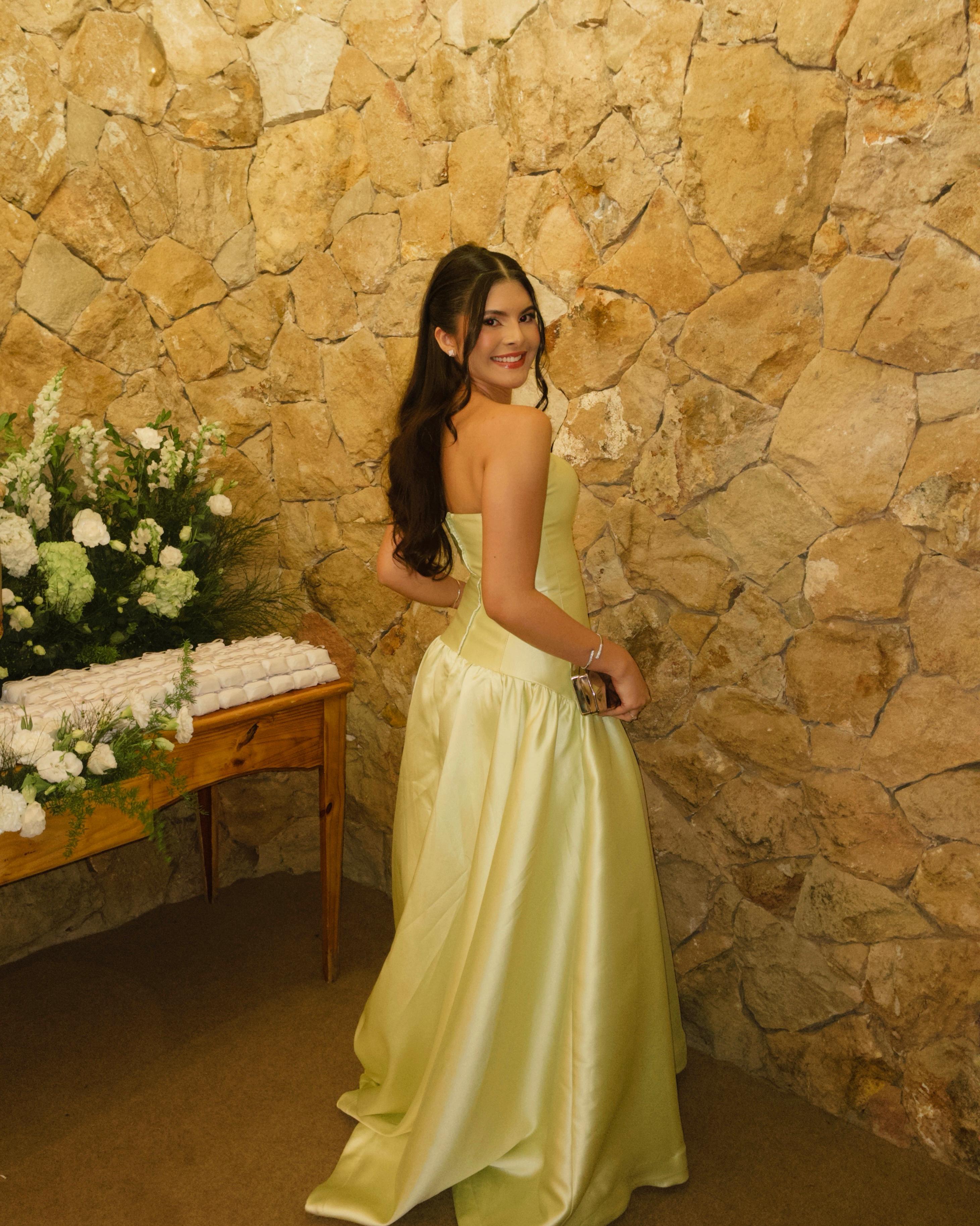 Vestido Mariana Zibeline Lima - Amarelo