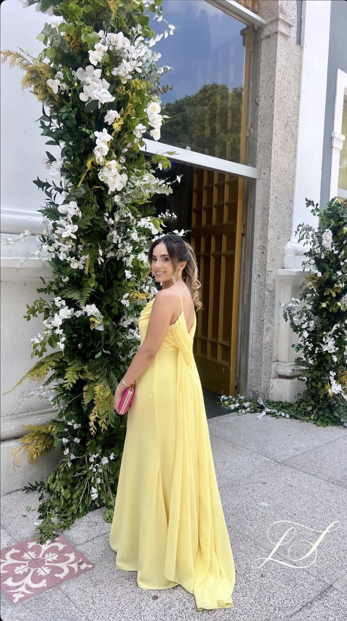 Vestido Osvany Amarelo - Vestido para festa - Sampaio Atelier Teresina