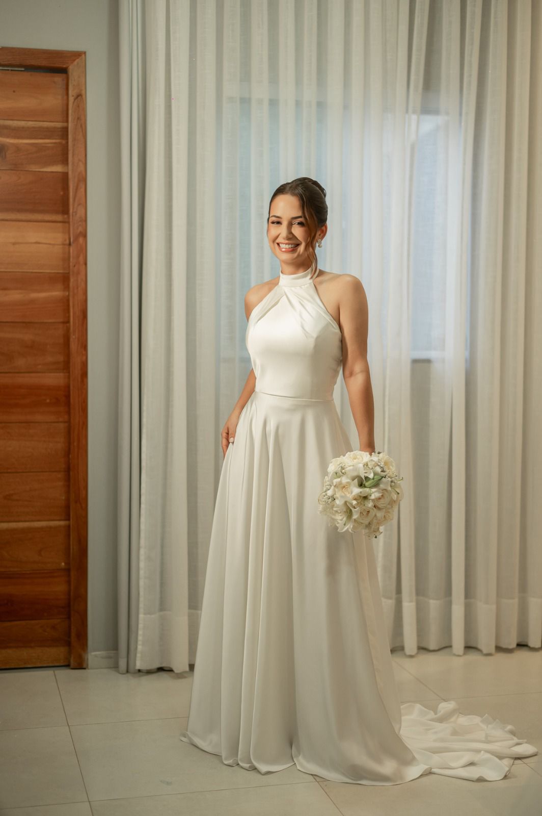 Vestido Sabrine Branco - Vestido para festa - Sampaio Atelier Teresina
