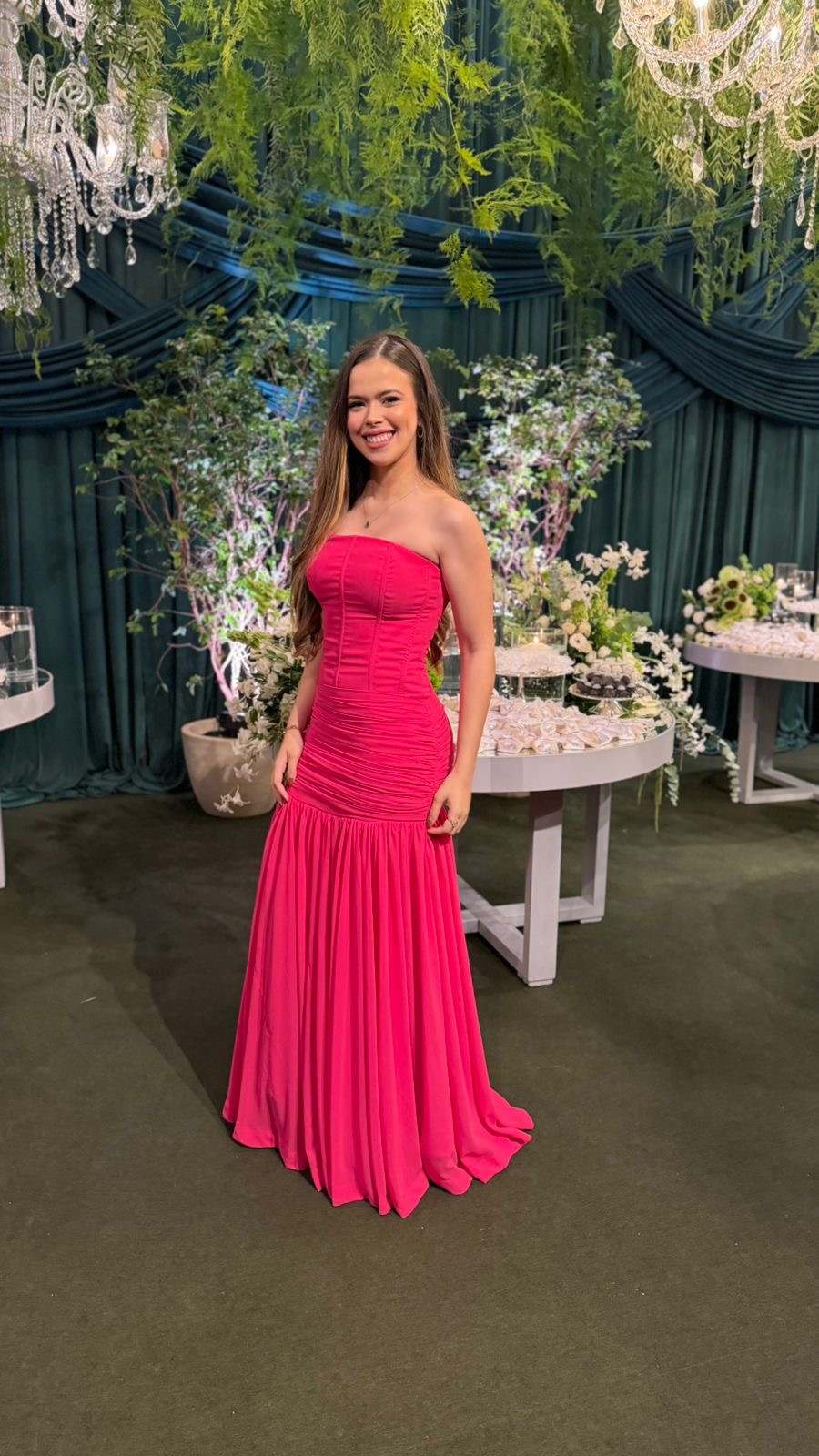 Vestido Valentina Pink - Vestido para festa - Sampaio Atelier Teresina