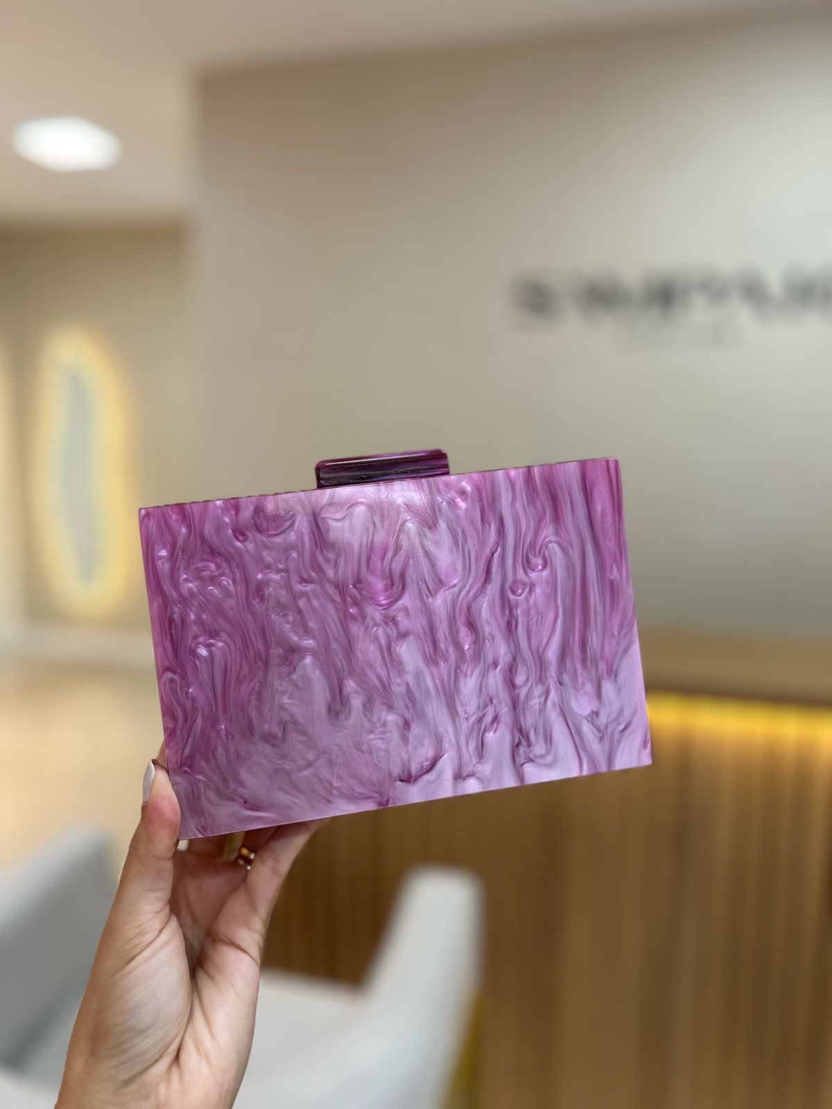 Bolsa Veneza roxa - Clutchs para festa - Sampaio Atelier Teresina