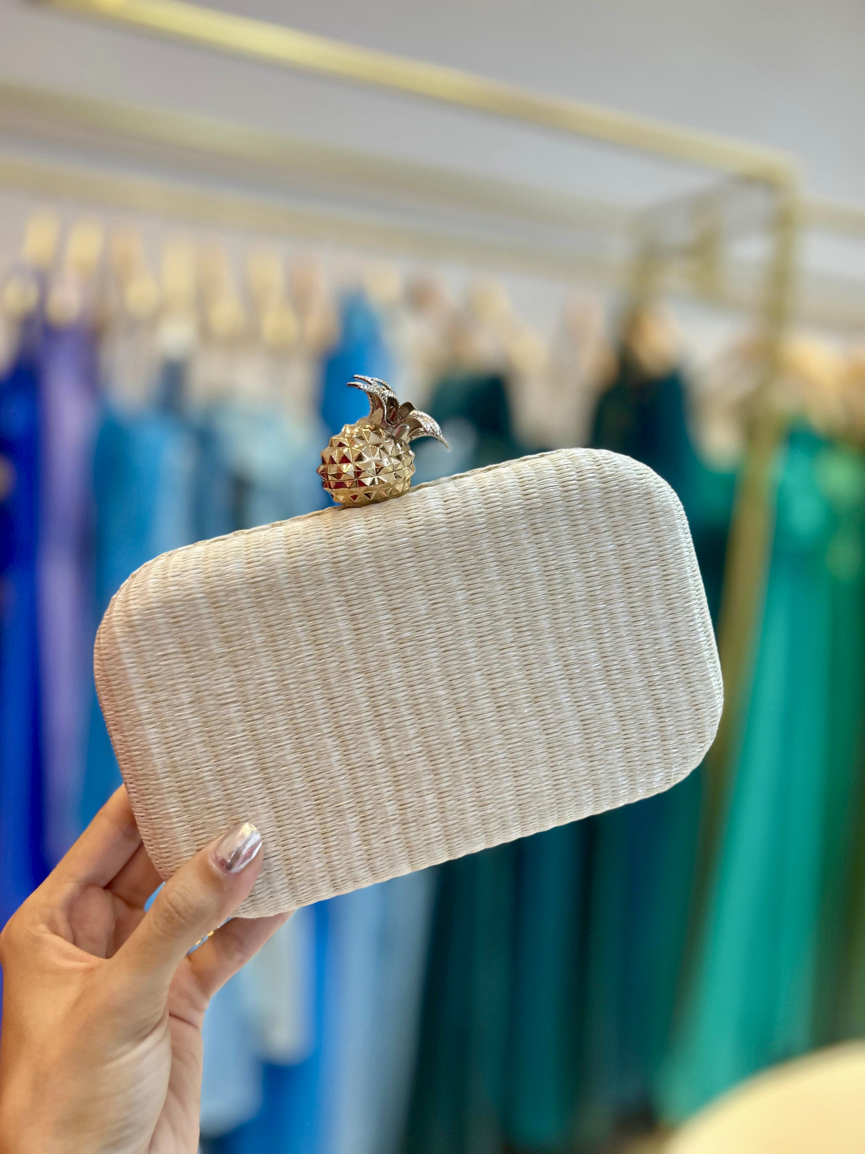 Bolsa Abacaxi - Clutchs para festa - Sampaio Atelier Teresina