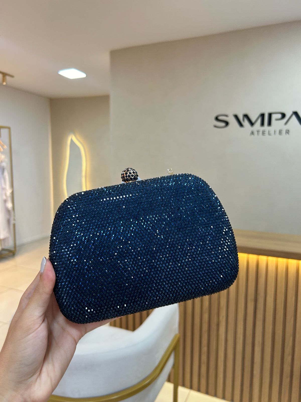 Bolsa Dubai Azul - Sampaio Atelier Teresina