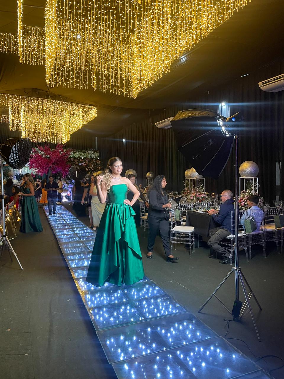 Vestido Cecília Verde - Sampaio Atelier Teresina