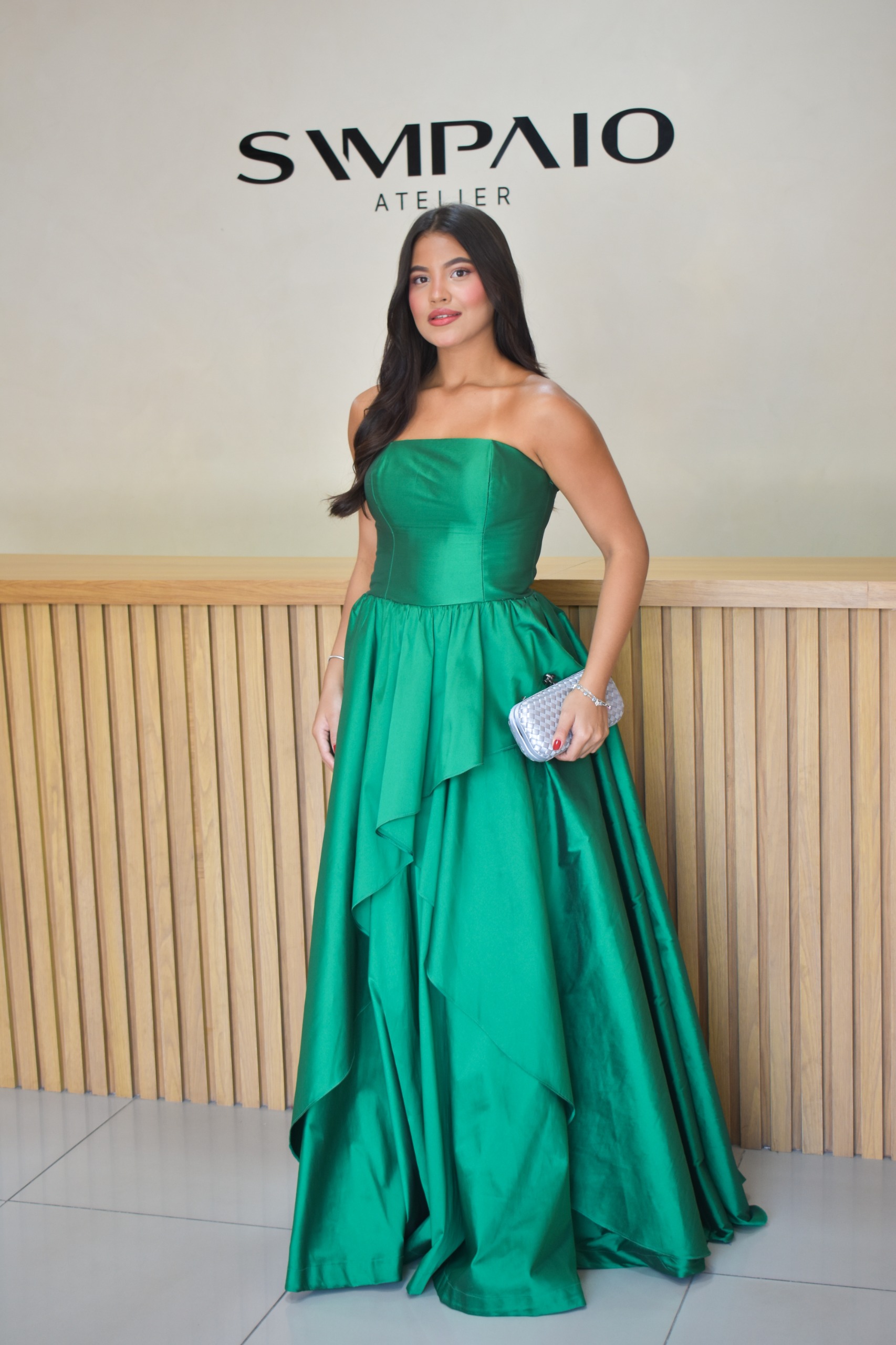 Vestido Cecília Verde - Sampaio Atelier Teresina