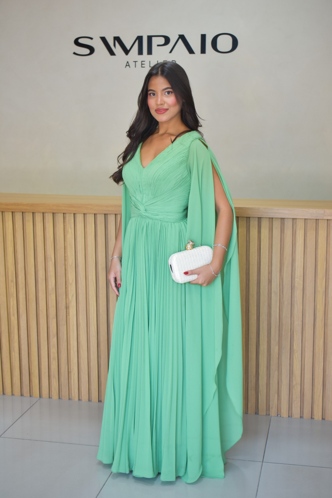 Vestido Josy Verde - Sampaio Atelier Teresina