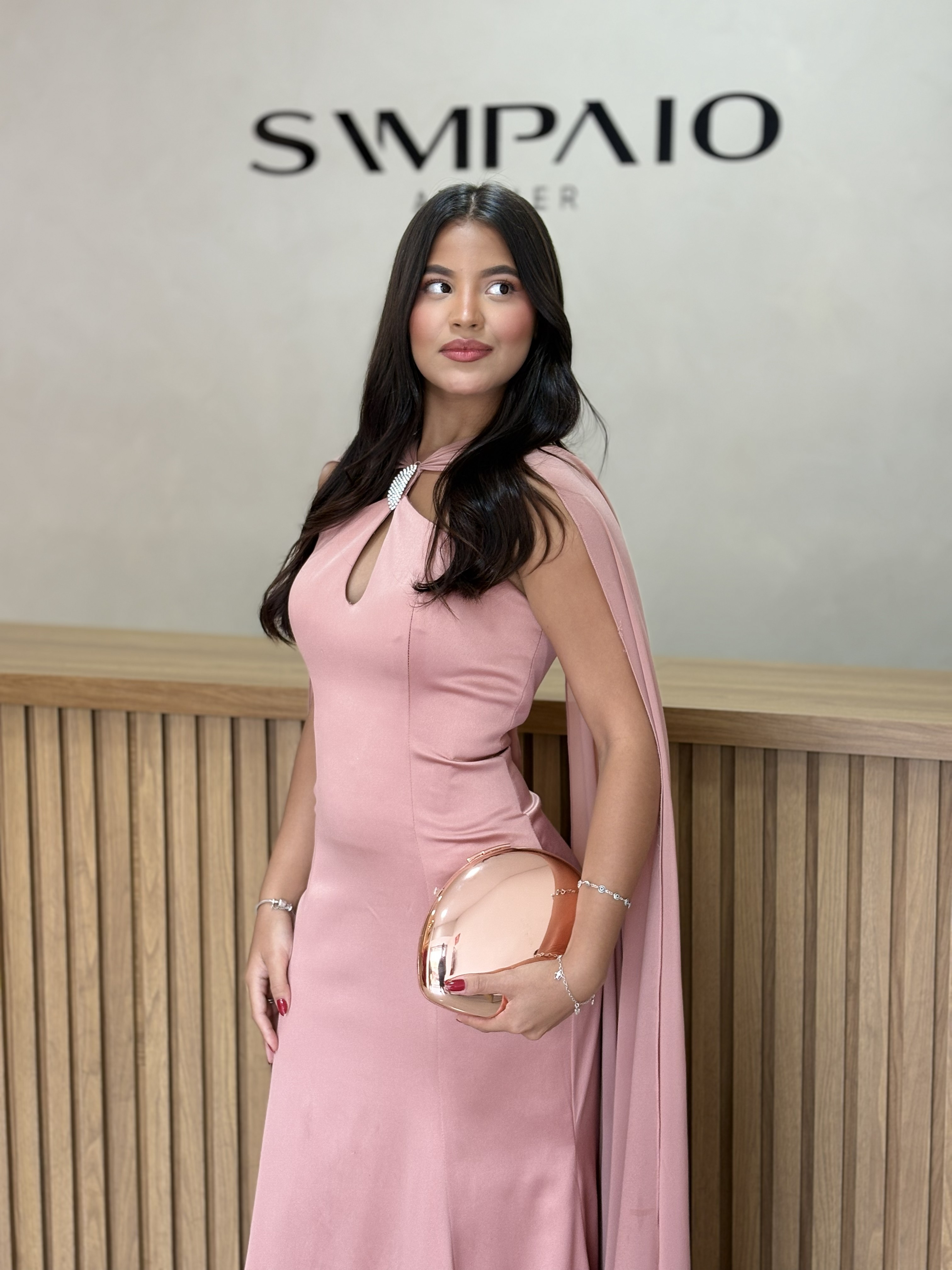 Vestido Rossilange Rose - Rose