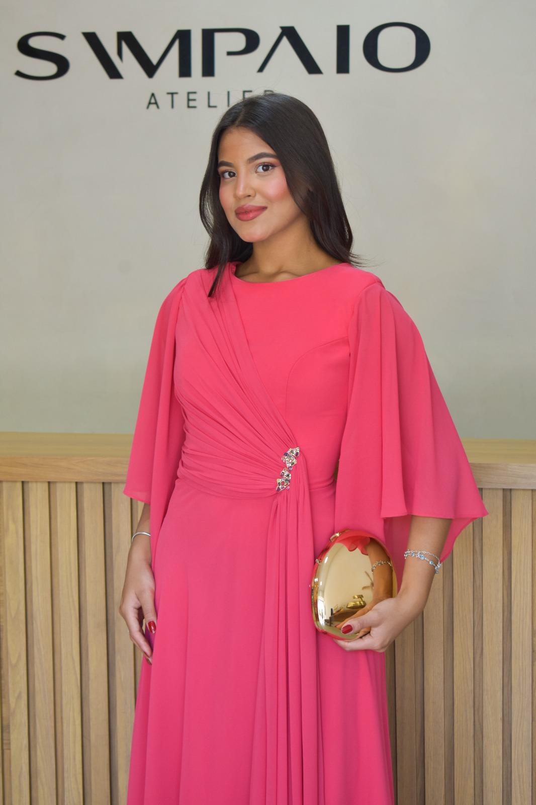 Vestido Virgínia Rosa - Sampaio Atelier Teresina
