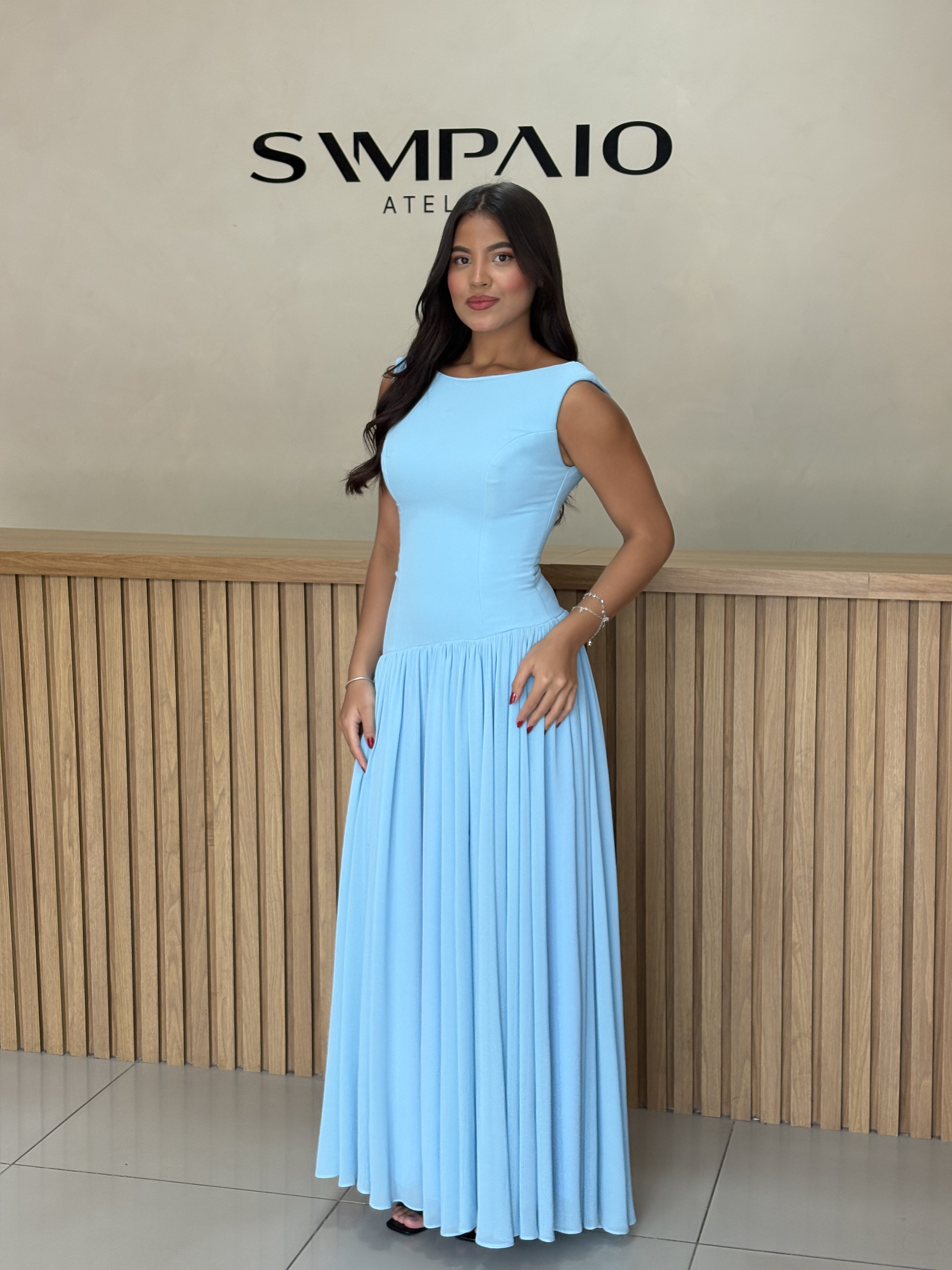 Vestido Pala - Sampaio Atelier Teresina