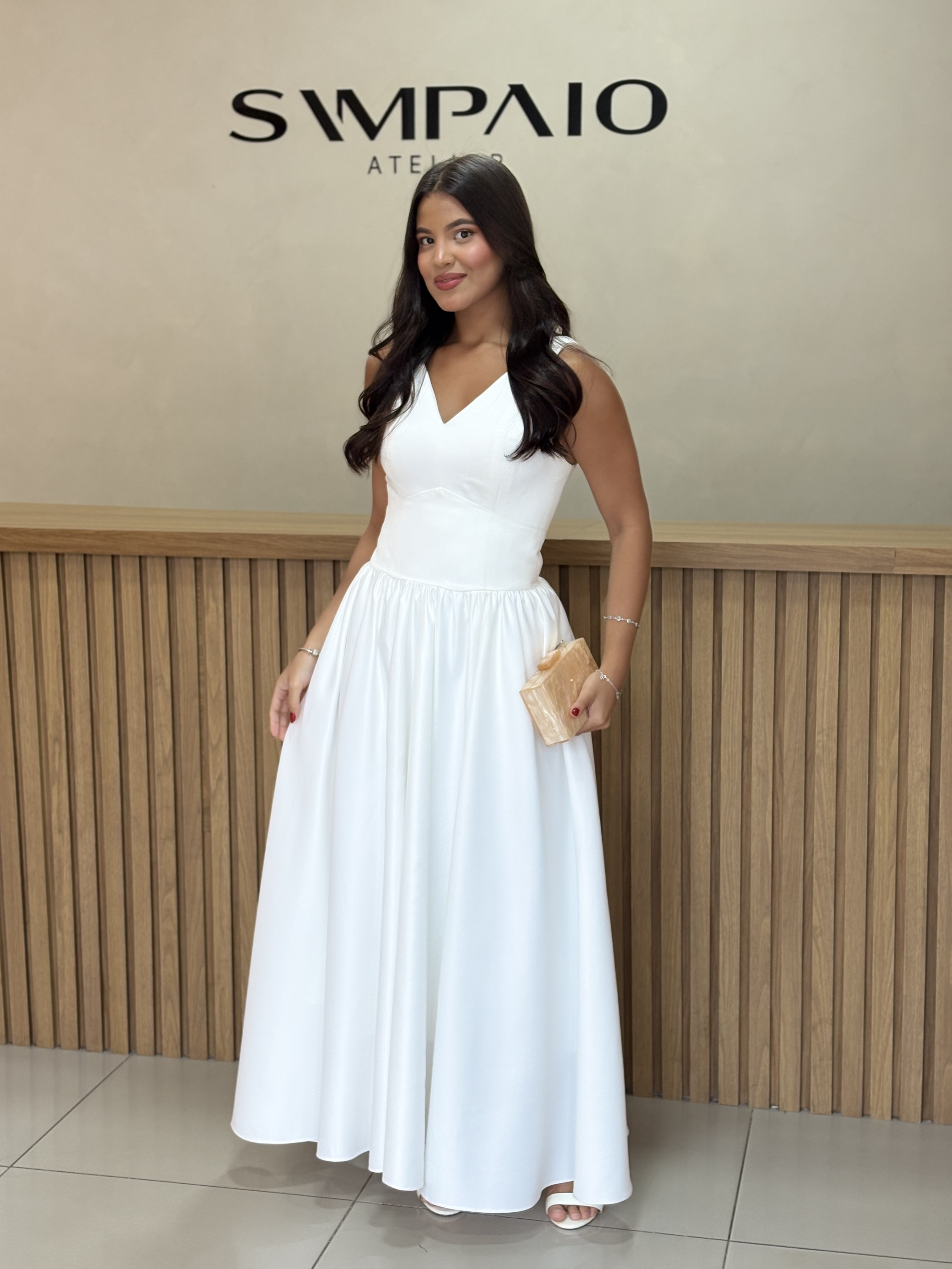 Vestido Paula Branco - Sampaio Atelier Teresina