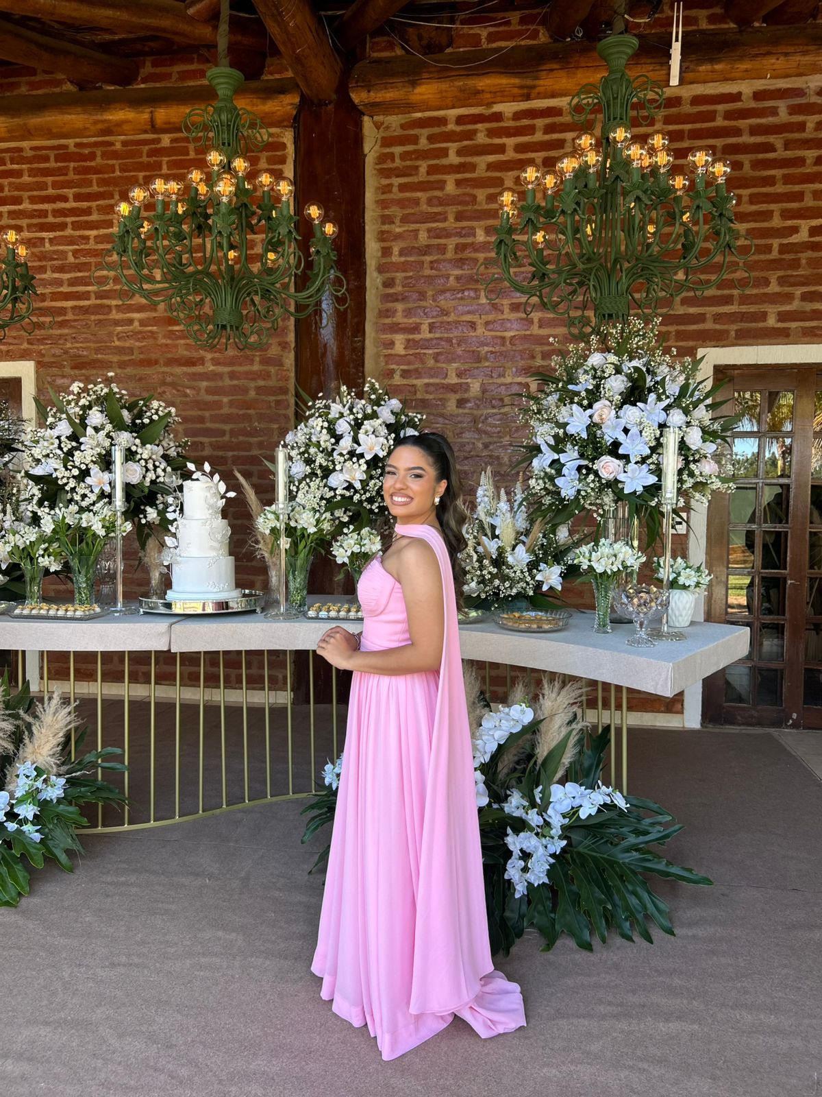 Vestido Laís Rosa bebê - Sampaio Atelier Teresina