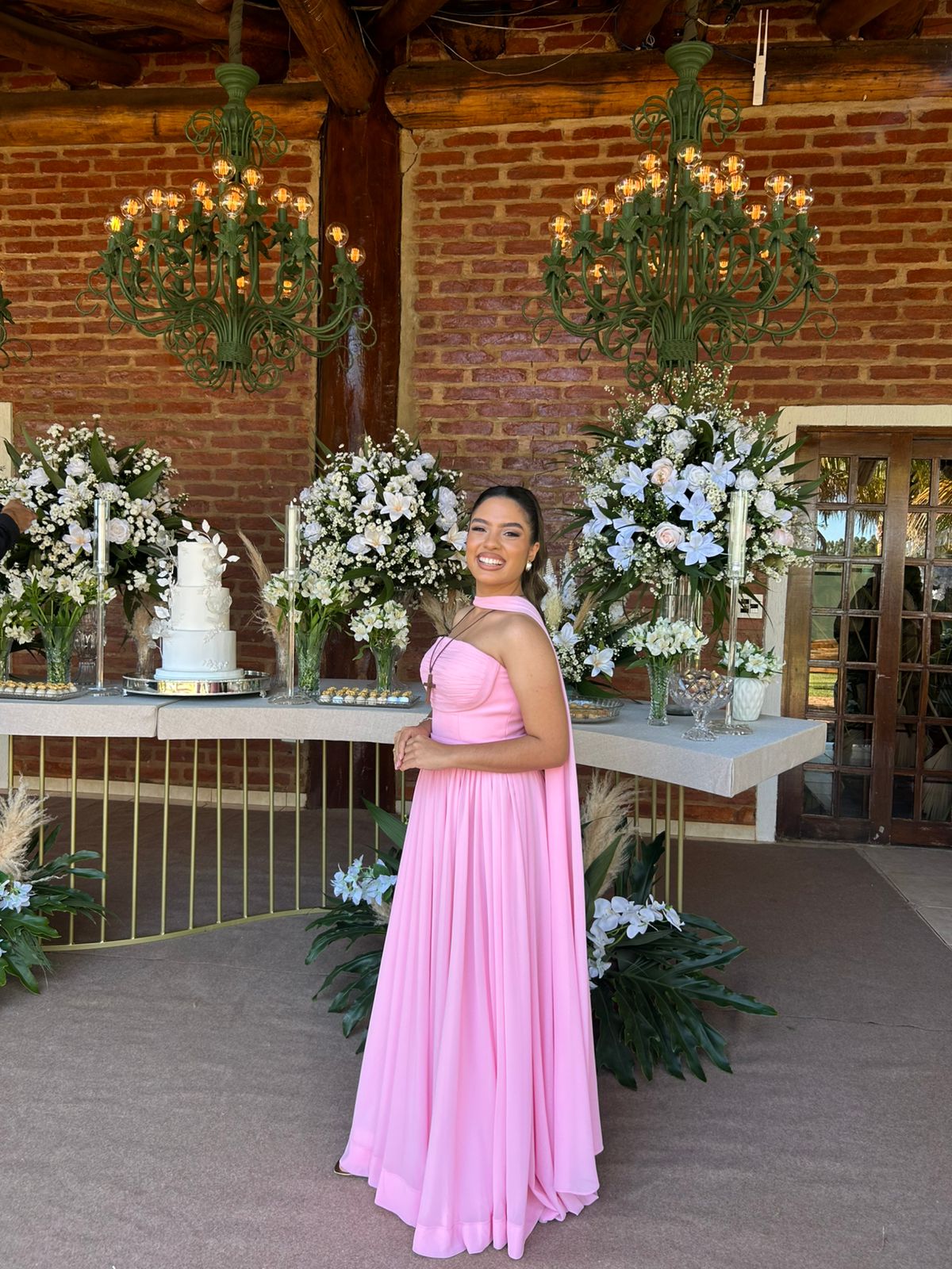 Vestido Laís Rosa bebê - Foto 2