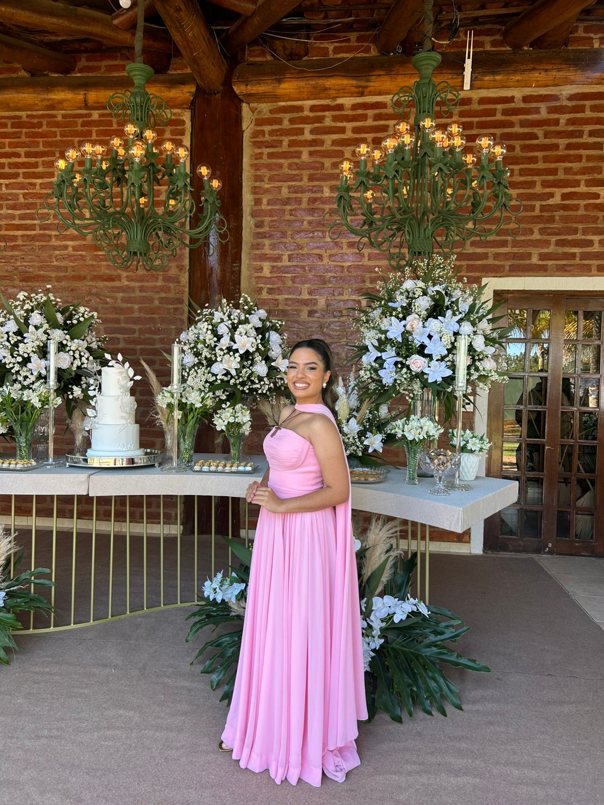 Vestido Laís Rosa bebê - Foto 3