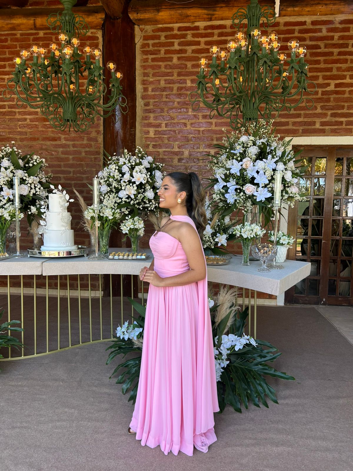 Vestido Laís Rosa bebê - Foto 4