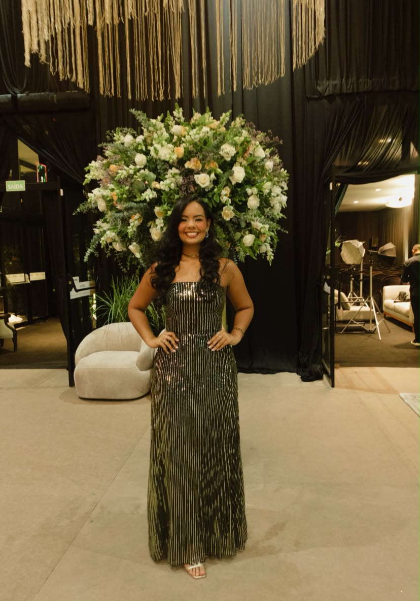 Vestido Nivea Paete - Sampaio Atelier Teresina